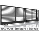 RAL 9005 štruktúra (čierna) 