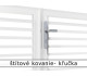 Štítové kovanie - kľučka 