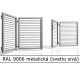 RAL 9006 metalická (svetlo sivá) 