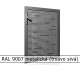 RAL 9007 metalická (tmavo sivá) 