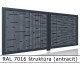 RAL 7016 štruktúra (antracit) 
