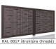 RAL 8017 štruktúra (hnedá) 