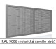 RAL 9006 metalická (svetlo sivá) 