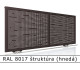 RAL 8017 štruktúra (hnedá) 