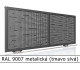 RAL 9007 metalická (tmavo sivá) 
