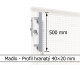 Madlo - 500 mm 