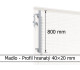 Madlo - 800 mm 