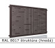 RAL 8017 štruktúra (hnedá) 