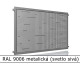 RAL 9006 metalická (svetlo sivá) 