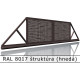 RAL 8017 štruktúra (hnedá) 