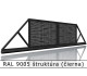 RAL 9005 štruktúra (čierna) 