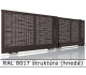 RAL 8017 štruktúra (hnedá) 