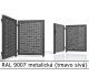 RAL 9007 metalická (tmavo sivá) 