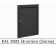RAL 9005 štruktúra (čierna) 