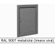 RAL 9007 metalická (tmavo sivá) 