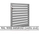 RAL 9006 metalická (svetlo sivá) 
