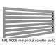 RAL 9006 metalická (svetlo sivá) 