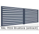 RAL 7016 štruktúra (antracit) 