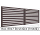 RAL 8017 štruktúra (hnedá) 