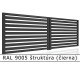 RAL 9005 štruktúra (čierna) 
