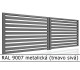 RAL 9007 metalická (tmavo sivá) 