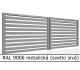 RAL 9006 metalická (svetlo sivá) 