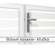 Štítové kovanie - kľučka 