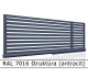RAL 7016 štruktúra (antracit) 
