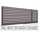 RAL 8017 štruktúra (hnedá) 