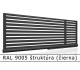 RAL 9005 štruktúra (čierna) 