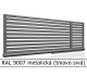 RAL 9007 metalická (tmavo sivá) 