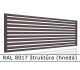 RAL 8017 štruktúra (hnedá) 