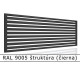 RAL 9005 štruktúra (čierna) 