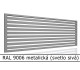 RAL 9006 metalická (svetlo sivá) 