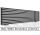 RAL 9005 štruktúra (čierna) 
