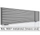 RAL 9007 metalická (tmavo sivá) 
