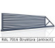 RAL 7016 štruktúra (antracit) 