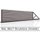 RAL 8017 štruktúra (hnedá) 