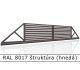 RAL 8017 štruktúra (hnedá) 