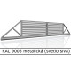 RAL 9006 metalická (svetlo sivá) 