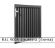 RAL 9005 štruktúra (čierna) 