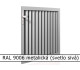 RAL 9006 metalická (svetlo sivá) 