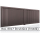 RAL 8017 štruktúra (hnedá) 