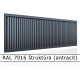 RAL 7016 štruktúra (antracit) 