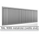RAL 9006 metalická (svetlo sivá) 