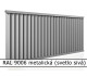 RAL 9006 metalická (svetlo sivá) 