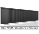 RAL 9005 štruktúra (čierna) 