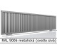 RAL 9006 metalická (svetlo sivá) 