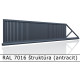RAL 7016 štruktúra (antracit) 
