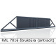 RAL 7016 štruktúra (antracit) 